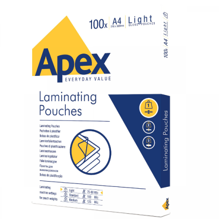 Automatizare birou si accesori - Folie pentru laminare, Apex, 75 microni, A4