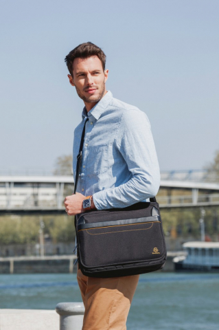 Geanta laptop 14" Exactive Messenger Exacompta 17234E, negru [4]
