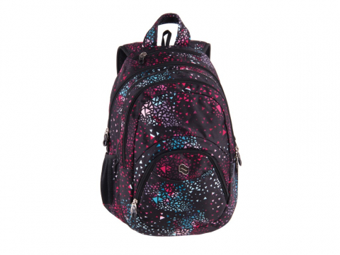 Ghiozdane, genti, penare - Ghiozdan Pulse 2 in 1 Teens Black Cosmos