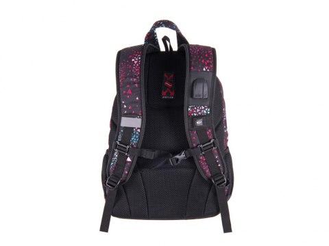 Ghiozdan Pulse 2 in 1 Teens Black Cosmos [1]