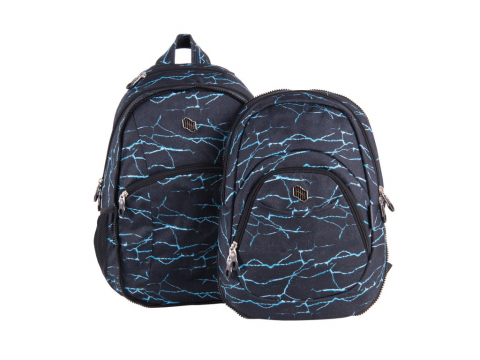 Ghiozdan Pulse 2 in 1 Teens Blue Lava [4]