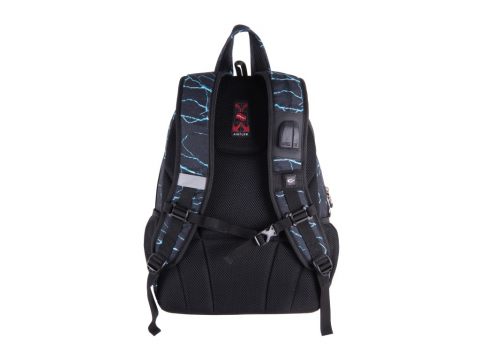 Ghiozdan Pulse 2 in 1 Teens Blue Lava [2]