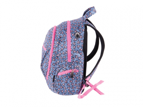 Ghiozdan Pulse Dobby Pink Heart [1]