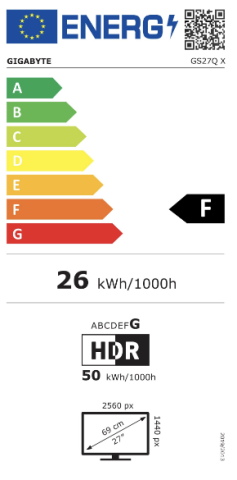 GIGABYTE GS27Q X Gaming Monitor 2 Cod Produs: GS27Q X [7]