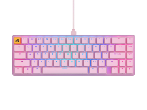 Electronice - Glorious PC Gaming Race Tastatura mecanica gaming RGB GMMK 2 Compact ,  Fox Linear Switches ,  USB-C ,  US layout ,  Roz Cod Produs: GLO-GMMK2-65-FOX-P