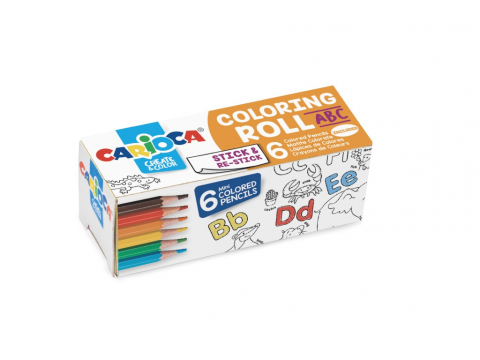 Hartie mini coloring roll Carioca 85 x 10 cm [0]