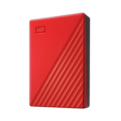 HDD extern WD 4 TB ,  My Passport ,  2.5 inch ,  USB 3.2 ,  rosu ,  Cod Produs: WDBPKJ0040BRD-WESN [1]
