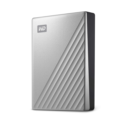 HDD extern WD 4 TB ,  My Passport Ultra ,  2.5 inch ,  USB 3.0 ,  argintiu ,  Cod Produs: WDBFTM0040BSL-WESN [1]