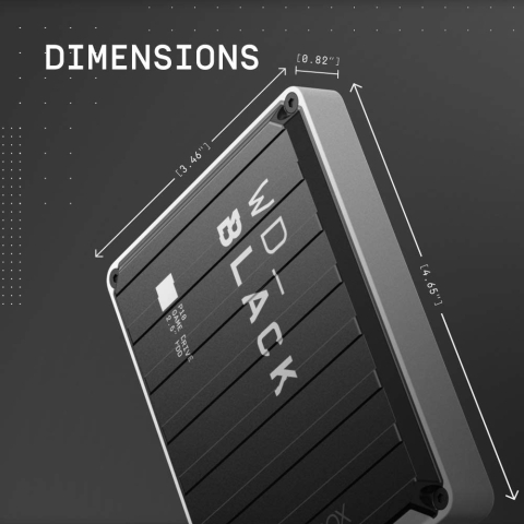 HDD extern WD 5 TB , Black P10 , 2.5 inch , USB 3.2 , negru , Cod Produs: WDBA5G0050BBK-WESN [1]
