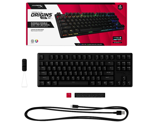 HP HYPERX ALLOY ORIGINS KEYBOARD RGB Cod Produs: 639N9AA#ABA [3]