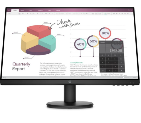 HP P24v G4 23.8inch IPS Monitor FHD 1920x1080 16: 9 250cd/m2 1000: 1 5ms GtG 1xHDMI1.4 1xVGA Black 3Y War. ,  Cod Produs: 9TT78AA#ABB [0]