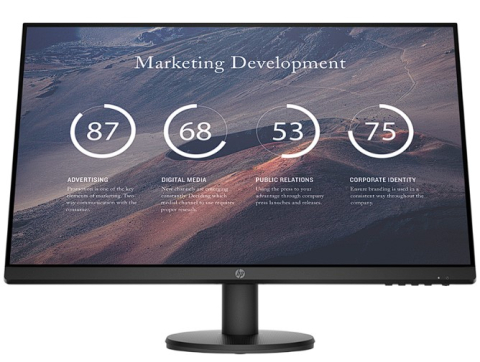 HP P27v G4 27inch IPS Monitor FHD 1920x1080 16: 9 300cd/m2 1000: 1 5ms GtG 1xHDMI1.4 1xVGA Black 3Y War. (EN) ,  Cod Produs: 9TT20AA#ABB [0]