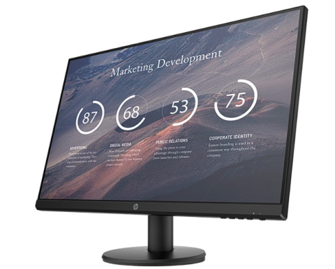 HP P27v G4 27inch IPS Monitor FHD 1920x1080 16: 9 300cd/m2 1000: 1 5ms GtG 1xHDMI1.4 1xVGA Black 3Y War. (EN) ,  Cod Produs: 9TT20AA#ABB [1]