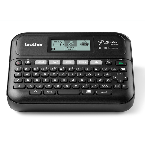 Echipamente de printare si scanare - Imprimanta de etichete pentru birou Brother PTD460BTVP, USB, Bluetooth