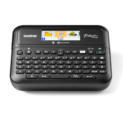 Echipamente de printare si scanare - Imprimanta profesionala de etichete Brother PTD610BTVP, USB, Bluetooth