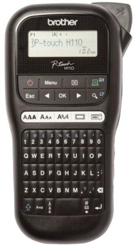 Imprimante transfer termic (etichete) - Imprimanta Direct Termic BROTHER 180dpi PT-H110, Viteza de tiparire: 20mm/s, Latime maxima de imprimare: 9mm|Conectivitate: NU , Imprimare Cod de bare: NU, include Timbru verde 3.5 RON, PTH110YJ1