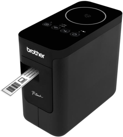 Imprimante transfer termic (etichete) - Imprimanta Direct Termic BROTHER 180dpi PT-P750W, Viteza de tiparire: 30mm/s, Latime maxima de imprimare: 24mm|Conectiv: USB|WiFi|NFC , Imprimare Cod de bare: DA, (Timbru verde 3.5 RON, PTP750WYJ1