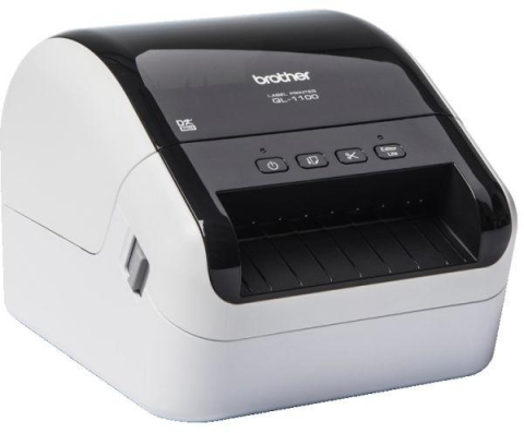 Imprimante transfer termic (etichete) - Imprimanta Direct Termic BROTHER 300dpi QL-1100C, Viteza de tiparire: 110mm/s, Latime maxima de imprimare: 101mm|Conectivitate: USB , Imprimare Cod de bare: DA (timbru verde 3.5 RON) QL1100CYJ1