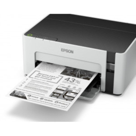 Echipamente de printare si scanare - Imprimanta Inkjet CISS Mono Epson M1120, A4, Functii: Impr., Viteza de Printare Monocrom: 32 ppm, Conectiv:USB|Retea, Duplex:nu, ADF:Nu, (Timbru Verde 21lei) C11CG96403(RAPO)