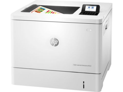Echipamente de printare si scanare - Imprimanta Laser Color HP M554dn , A4 , Functii: Impr. , Viteza de Printare Monocrom: 33ppm , Viteza de printare color: 33ppm , Conectivitate: USB|Ret , Duplex: Da , ADF: Nu(timbru verde 40 lei