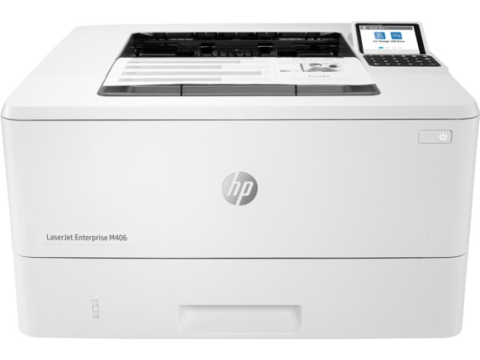 Echipamente de printare si scanare - Imprimanta Laser Mono HP M406dn, A4, Functii: Impr., Viteza de Printare Monocrom: 38ppm, Viteza de printare color: , Conectivitate:USB|Ret, Duplex:Da, ADF:Nu(timbru verde 11 lei) 3PZ15A