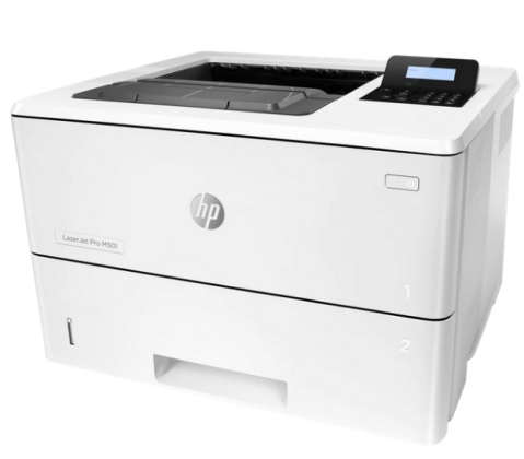 Echipamente de printare si scanare - Imprimanta Laser Mono HP M501dn, A4, Functii: Impr., Viteza de Printare Monocrom: 43ppm, Viteza de printare color: , Conectivitate:USB|Ret, Duplex:Da, ADF:Nu(timbru verde 40 lei) J8H61A
