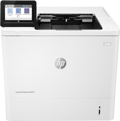 Echipamente de printare si scanare - Imprimanta Laser Mono HP M611dn ,  A4 ,  Functii: Impr. ,  Viteza de Printare Monocrom: 61ppm ,  Viteza de printare color:  ,  Conectivitate: USB|Ret ,  Duplex: Da ,  ADF: Nu(timbru verde 40 lei) 7PS8