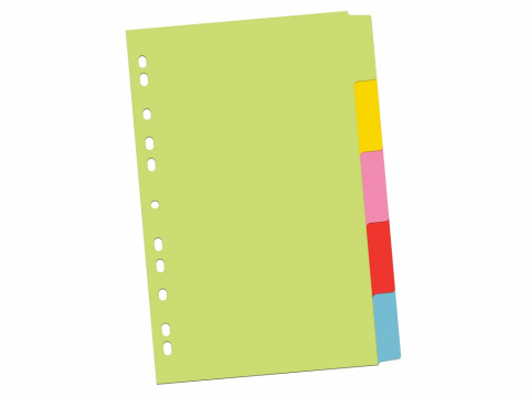 Intercalatoare - Index carton 5/set