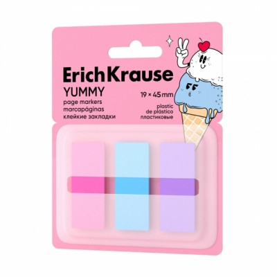 Index, notesuri adezive - Index de plastic model Yummy dimensiune 19x45mm