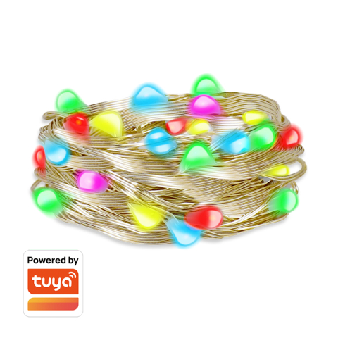 INSTALATIE LUMINI LOGILINK ,  Wi-Fi Smart ,  telecomanda ,  RGB ,  33 lm ,  IP65 ,  alimentare USB (5V) ,  compatibil TUYA ,  Amazon Alexa si Google Home ,  5m Cod Produs: SH0130 [0]