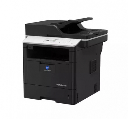 Multifunctionale laser (toner) - Konica Minolta Bizhub 4020i A4, printer A4, scaner A4, Fax, retea, wireless ADF, IMPRIMARE FATA-VERSO AUTOMATA, NU FACE SCANARE FATA-VERSO AUTOMATA, FAX, retea, USB, USB HOST, wireless