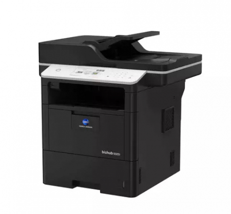 Multifunctionale laser (toner) - Konica Minolta Bizhub 5020i  A4, printer A4, scaner A4, Fax, retea, wireless Imprimare, Copiere, Scanare, Fax, DADF cu scanare fata-verso automata la o singura trecere, retea, USB, USB HOST, wireless