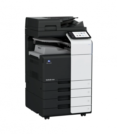 Konica Minolta Bizhub C360i + Alimentator Documente RADF + Stand Mobil + Set tonere CMYK; FARA KIT WIRELESS - Instalare Gratuita [1]