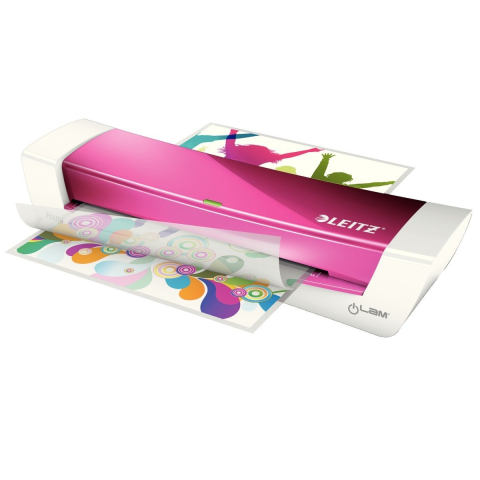 Laminator Leitz iLAM A4 Home Office ,  roz ,  Cod Produs: 73680023 [0]