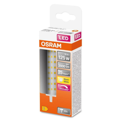 LEDLI118125D 16W/827 230V R7S FS1 OSRAM Cod Produs: 4058075432550 [0]