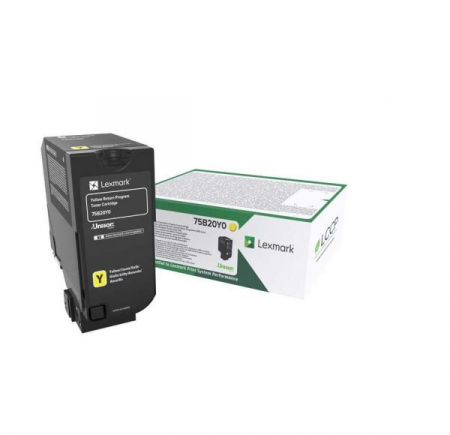 Cartuse originale Lexmark - Lexmark 75B20Y0 Yellow Cartus laser OEM