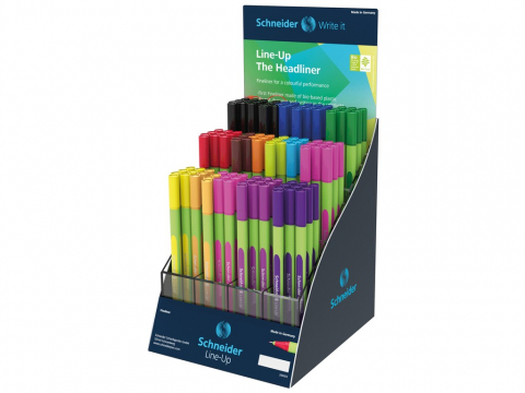 Linere color - Liner 0.4 mm Line-Up Schneider 120 buc/display