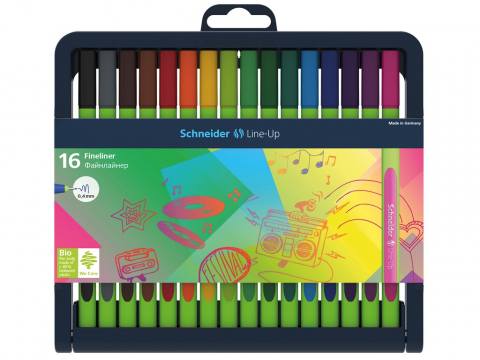 Linere color - Liner 0.4 mm Line-Up Schneider 16 buc/set