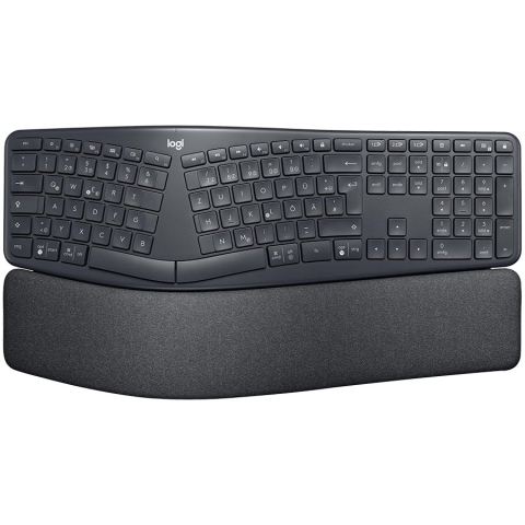 Tastaturi - LOGITECH Ergo K860 Keyboard - Graphite (US) ,  Cod Produs: 920-010108