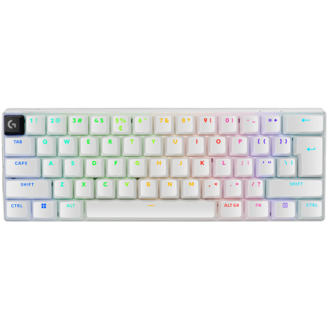 Electronice - LOGITECH G PRO X 60 LIGHTSPEED Wireless Gaming Keyboard (Tactile) - WHITE - US INTL - 2.4GHZ/BT - EMEA28-935 - TACTILE SWITCH Cod Produs: 920-011930