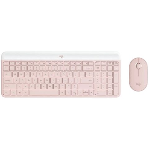 Tastaturi - LOGITECH MK470 Slim Combo - ROSE - US INTL - 2.4GHZ - INTNL-973 Cod Produs: 920-011322