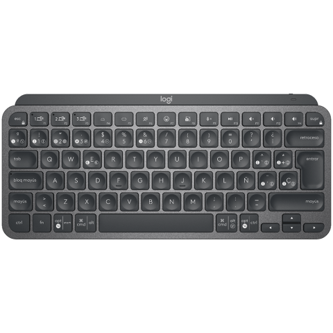 Tastaturi - LOGITECH MX Keys Mini Minimalist Wireless Illuminated Keyboard - GRAPHITE - US INTL - 2.4GHZ/BT - INTNL ,  Cod Produs: 920-010498