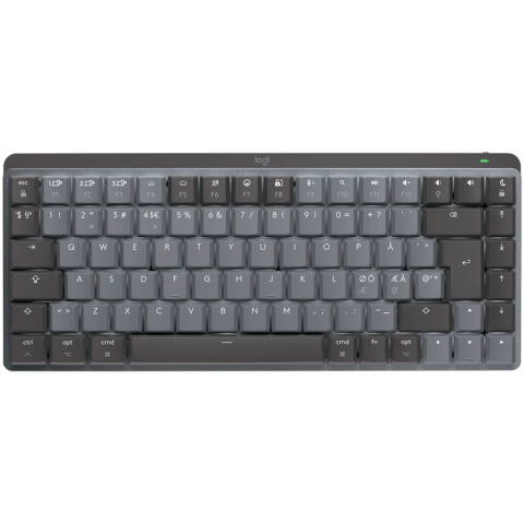 Tastaturi - LOGITECH MX Mechanical Mini for Mac Minimalist Wireless Illuminated Keyboard - SPACE GREY - US INTL - 2.4GHZ/BT - N/A - EMEA - TACTILE Cod Produs: 920-010837