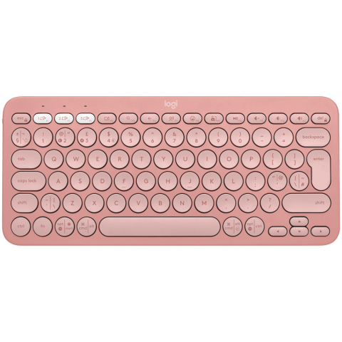 Tastaturi - LOGITECH Pebble Keys 2 K380s - TONAL ROSE - (US) INTL - BT - N/A - INTNL-973 - UNIVERSAL Cod Produs: 920-011853