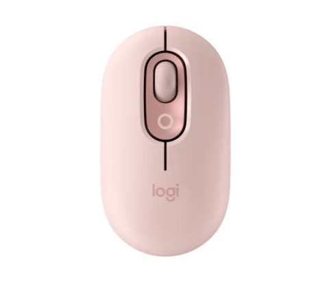 Mouse - LOGITECH POP Mouse with emoji - ROSE - BT  - EMEA28i-935 - FY25,TERRA Cod Produs: 910-007413