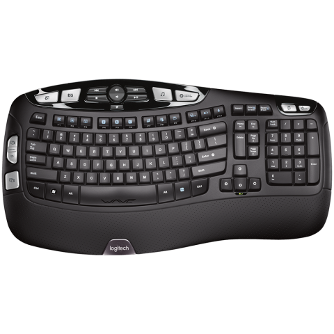 Electronice - LOGITECH Wave Bluetooth ergonomic keyboard - GRAPHITE - US INTL Cod Produs: 920-012304