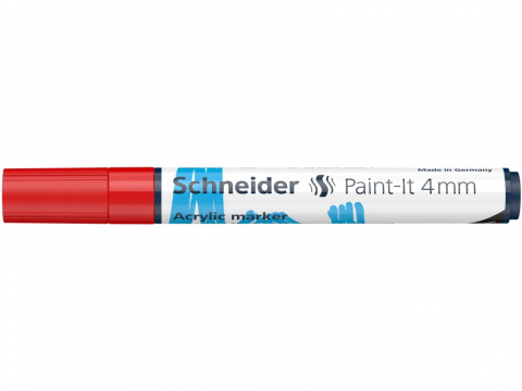 Markere acrilice - Marker cu vopsea acrilica Paint-It 320 4 mm Schneider