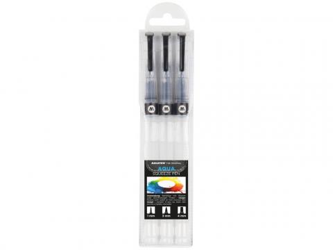 Accesorii - Marker gol reincarcabil Molotow Aqua Squeeze Pen Basic Set 1