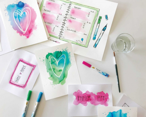 Marker Kreul Paper Love 5 culori/set [3]