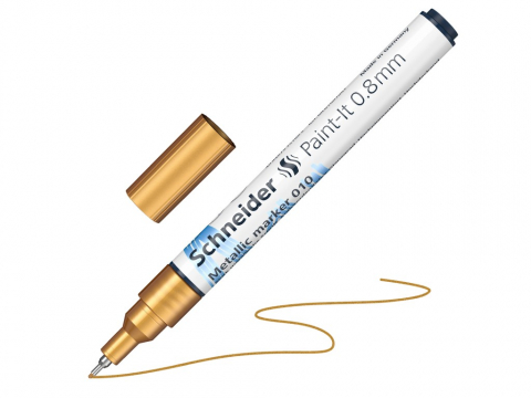Markere acrilice cu efect metalic - Marker metalic Schneider Paint-It 010 0,8 mm
